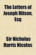Produktbild: The Letters of Joseph Ritson, Esq