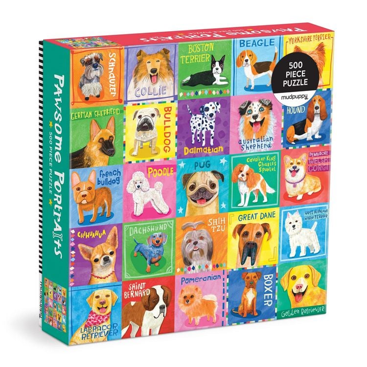 Produktbild: Pawsome Portraits 500 Piece Family Puzzle