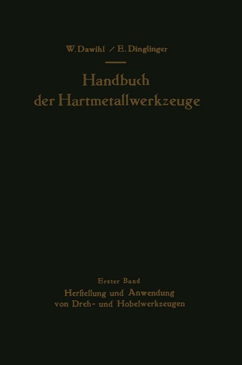 Produktbild: Handbuch der Hartmetallwerkzeuge