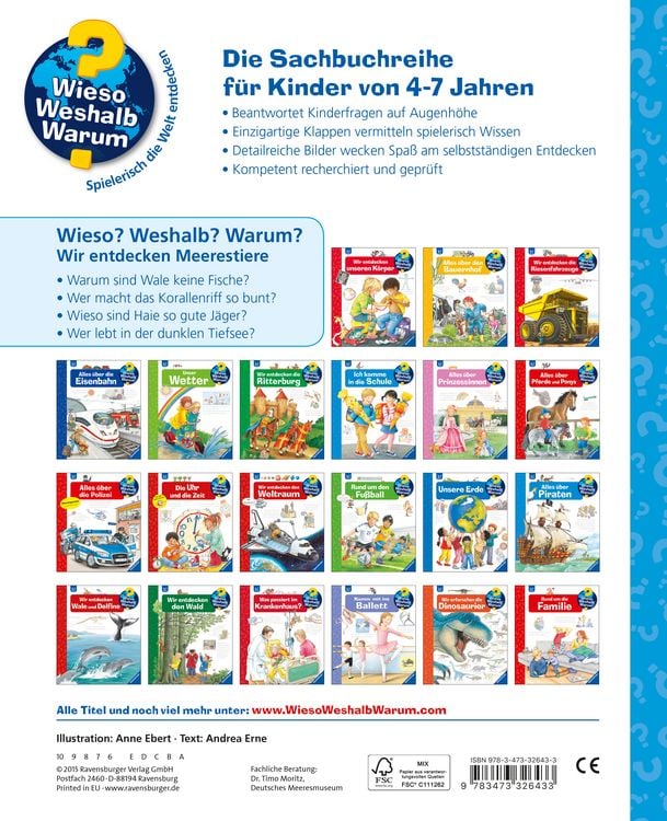 Produktbild: Wieso? Weshalb? Warum?, Band 27: Wir entdecken Meerestiere