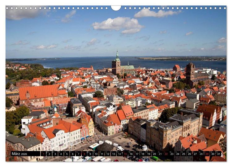 Produktbild: Hansestadt Stralsund (Wandkalender 2026 DIN A3 quer), CALVENDO Monatskalender