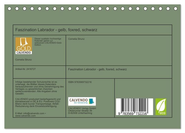 Produktbild: Faszination Labrador - gelb, foxred, schwarz (Tischkalender 2027 DIN A5 quer), CALVENDO Monatskalender