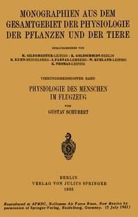 Produktbild: Physiologie des Menschen im Flugzeug