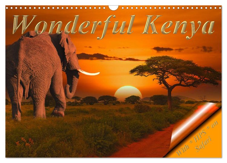 Produktbild: Wonderful Kenya (Wall Calendar 2026 DIN A3 landscape), CALVENDO 12 Month Wall Calendar