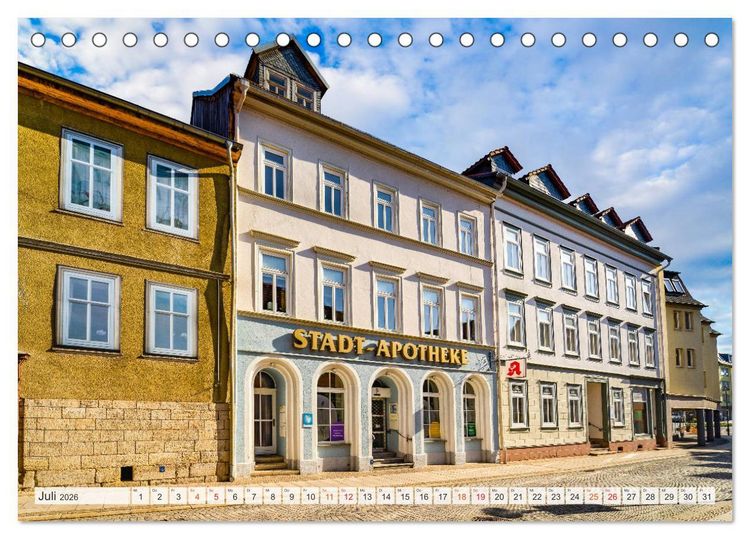Produktbild: Sondershausen Impressionen (Tischkalender 2026 DIN A5 quer), CALVENDO Monatskalender