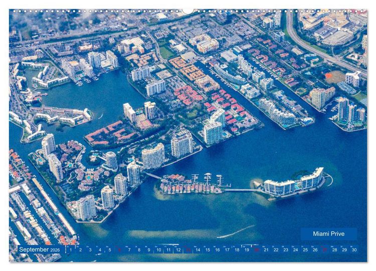 Produktbild: Kunterbuntes Miami (hochwertiger Premium Wandkalender 2026 DIN A2 quer), Kunstdruck in Hochglanz