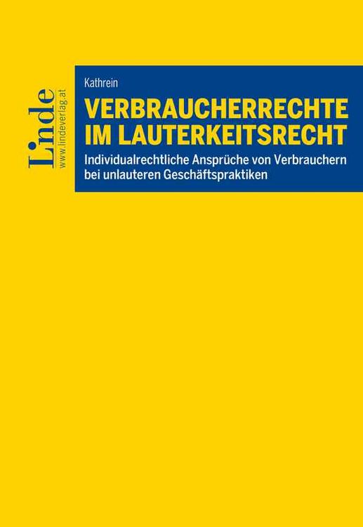 Produktbild: Verbraucherrechte im Lauterkeitsrecht
