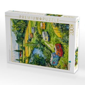 Produktbild: CALVENDO Puzzle Wohnwagenidylle in Holland auf einer Wiese | 2000 Teile Lege-Gr&ouml;&szlig;e 90x67cm Foto-Puzzle f&uuml;r gl&uuml;ckliche Stunden