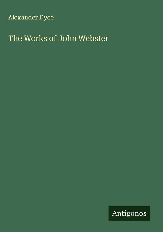 Produktbild: The Works of John Webster