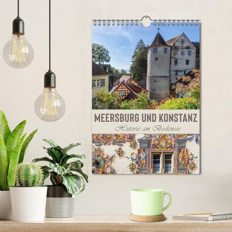 Produktbild: MEERSBURG UND KONSTANZ Historie am Bodensee (Wandkalender 2026 DIN A4 hoch), CALVENDO Monatskalender