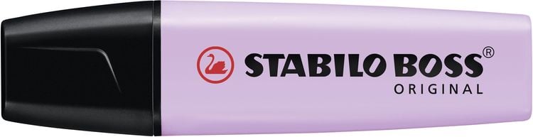 Textmarker - STABILO BOSS ORIGINAL Pastel - 4er Pack - Hauch von Minzgrün, rosiges Rouge, Schimmer von Lila, zartes Türkis