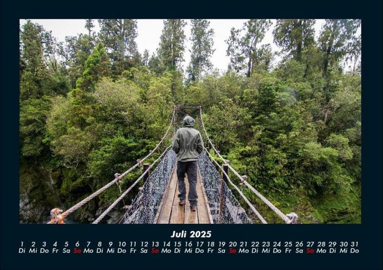 Produktbild: Wanderlust 2025 Fotokalender DIN A4