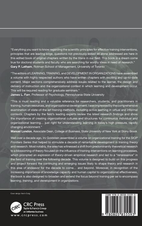 Produktbild: Learning, Training, and Development in Organizations