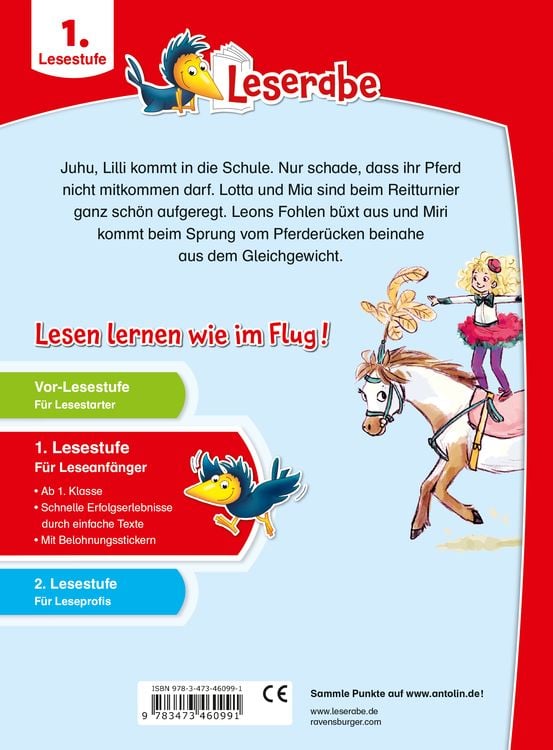Produktbild: Leserabe 1. Lesestufe - Pferdegeschichten