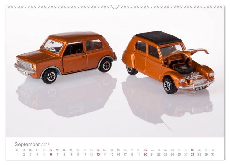 Produktbild: Dinky Toys Spielzeugautos (Wandkalender 2026 DIN A2 quer), CALVENDO Monatskalender