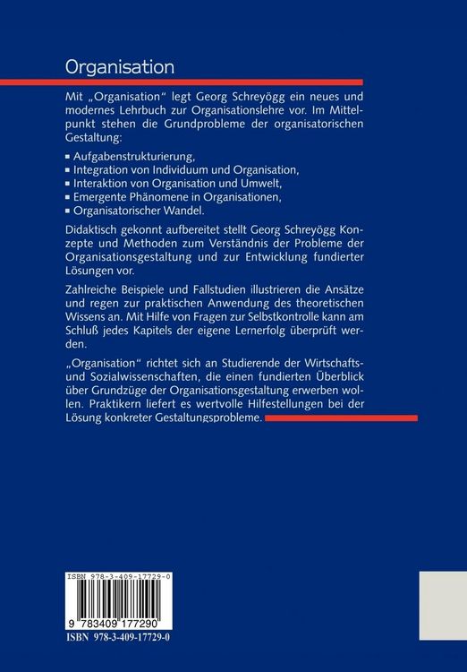 Produktbild: Organisation