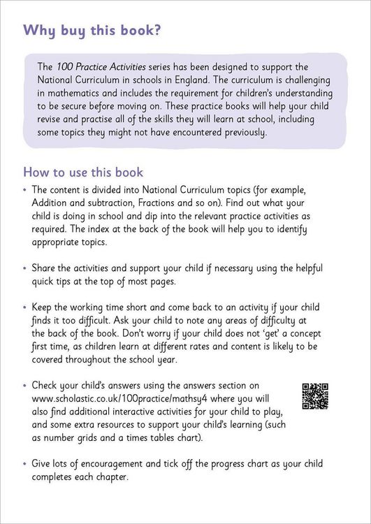 Produktbild: National Curriculum Maths Practice Book for Year 4