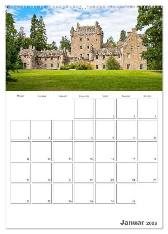 Produktbild: Schottland Impressionen - Schl&ouml;sser und Whisky (hochwertiger Premium Wandkalender 2026 DIN A2 hoch), Kunstdruck in Hochglanz