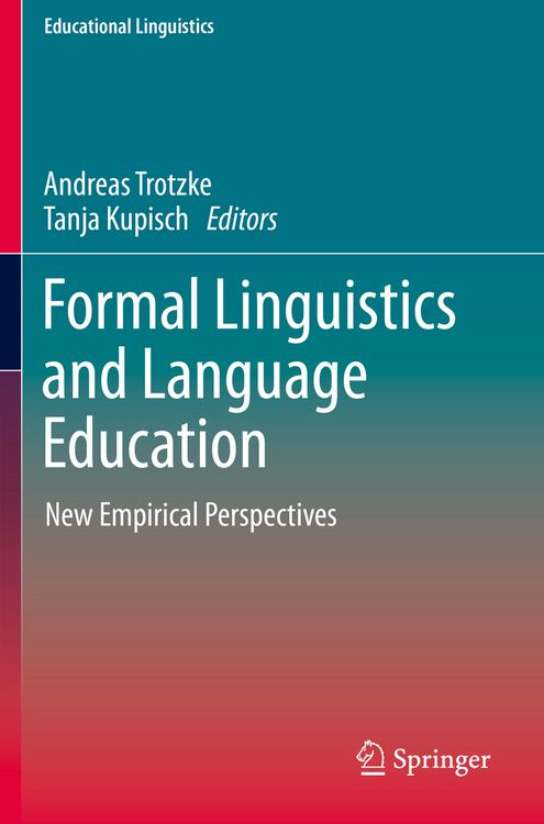 Produktbild: Formal Linguistics and Language Education