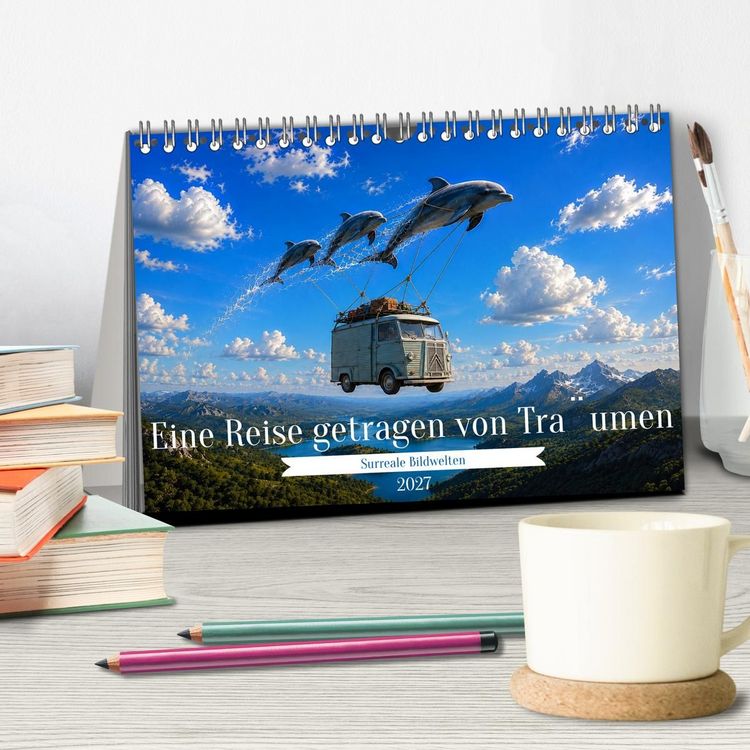 Produktbild: Eine Reise getragen von Träumen (Tischkalender 2027 DIN A5 quer), CALVENDO Monatskalender