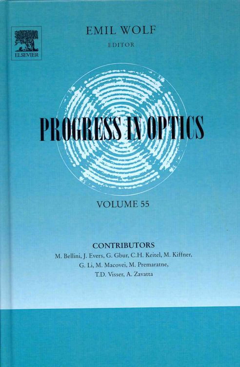 Produktbild: Progress in Optics