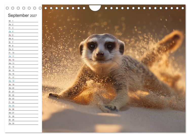 Produktbild: Die Welt der Erdm&auml;nnchen (Wandkalender 2027 DIN A4 quer), CALVENDO Monatskalender