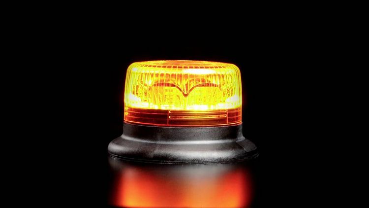 Produktbild: Osram Automotive Rundumleuchte Light Signal LED Beacon Light RBL102 12 V, 24 V &uuml;ber Bordnetz Schraubmontage Orange