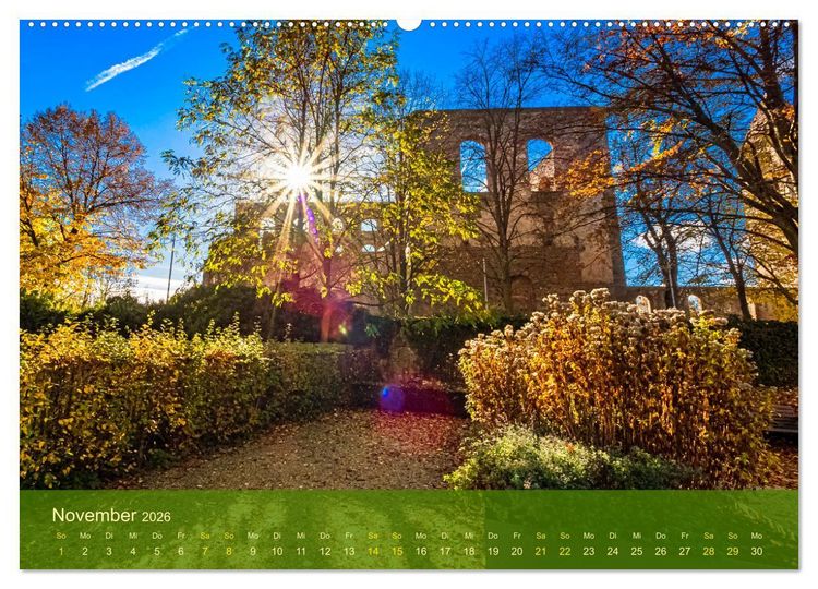 Produktbild: der staudengarten zu bad hersfeld (Wandkalender 2026 DIN A2 quer), CALVENDO Monatskalender