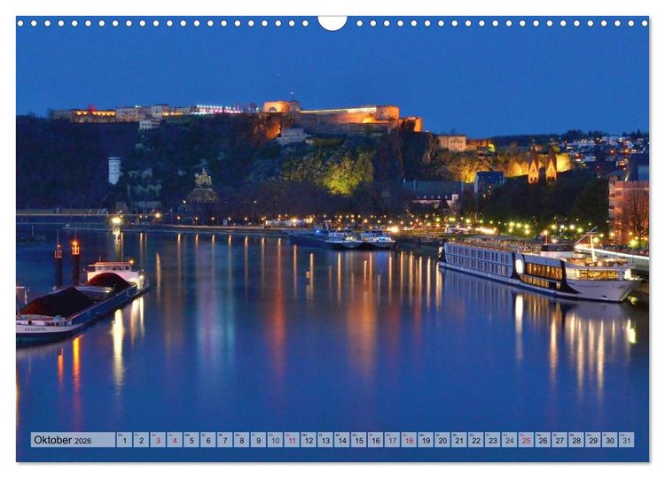 Produktbild: Der Koblenz Kalender (Wandkalender 2026 DIN A3 quer), CALVENDO Monatskalender