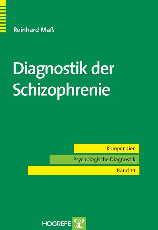 Produktbild: Diagnostik der Schizophrenie