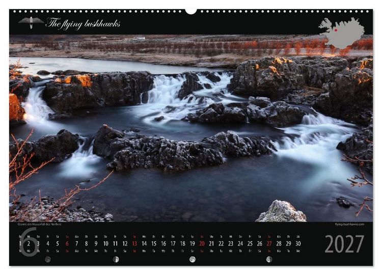 Produktbild: Island Blickwinkel 2027 (hochwertiger Premium Wandkalender 2027 DIN A2 quer), Kunstdruck in Hochglanz