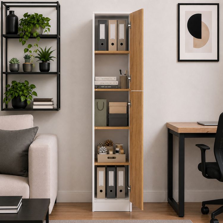 Produktbild: Mehrzweckschrank B&uuml;ro Wohnzimmer Dilos 183 x 38 cm