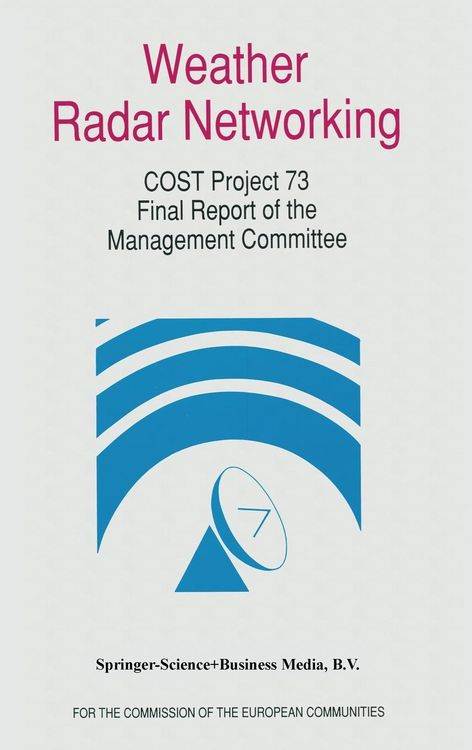 Produktbild: Weather Radar Networking (Cost 73 Project) Final Report