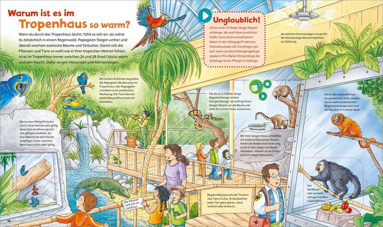 Produktbild: BOOKii&reg; WAS IST WAS Junior Wir gehen in den Zoo!
