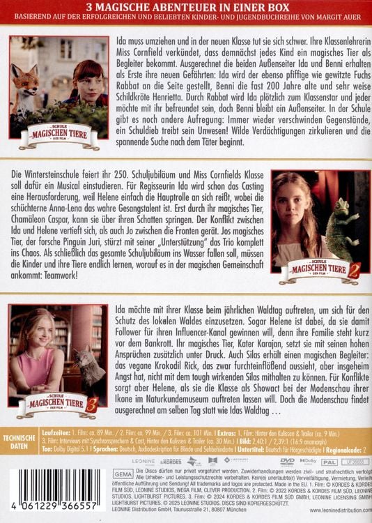 Produktbild: Die Schule der magischen Tiere 3 [3 DVDs]
