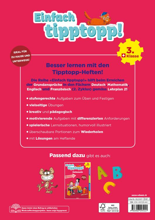 Produktbild: Einfach tipptopp! Deutsch 3. Klasse