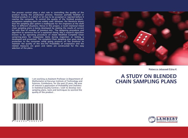 Produktbild: A Study On Blended Chain Sampling Plans