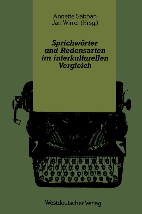 Produktbild: Sprichw&ouml;rter und Redensarten im interkulturellen Vergleich