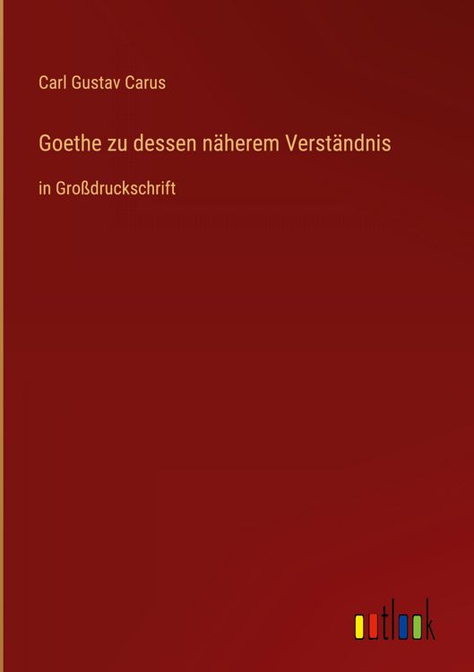 Produktbild: Goethe zu dessen n&auml;herem Verst&auml;ndnis