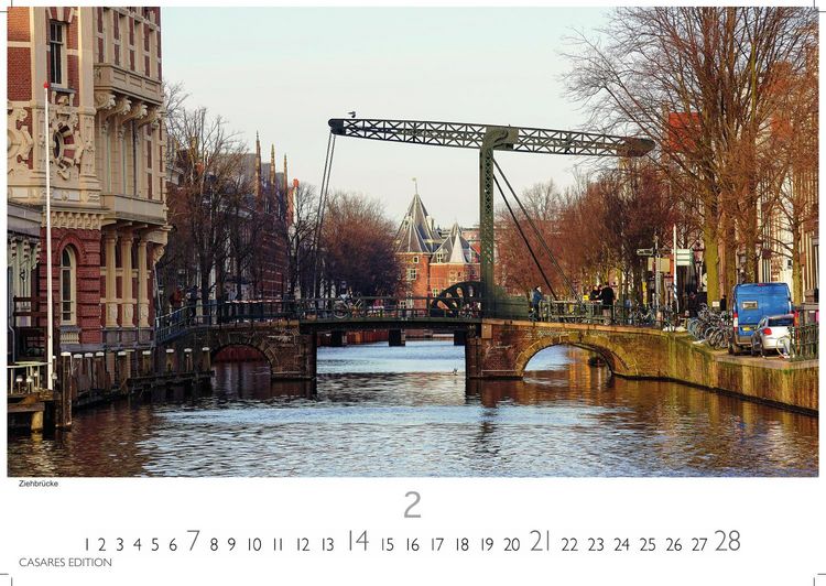 Produktbild: Amsterdam Kalender 2027 &ndash; Wandkalender | Fotokalender |Niederlande |Mitteleuropa 35x50cm - Atemberaubende Fotos von Amsterdams Sehensw&uuml;rdigkeiten, Kan&auml;len und kulturellen Highlights.