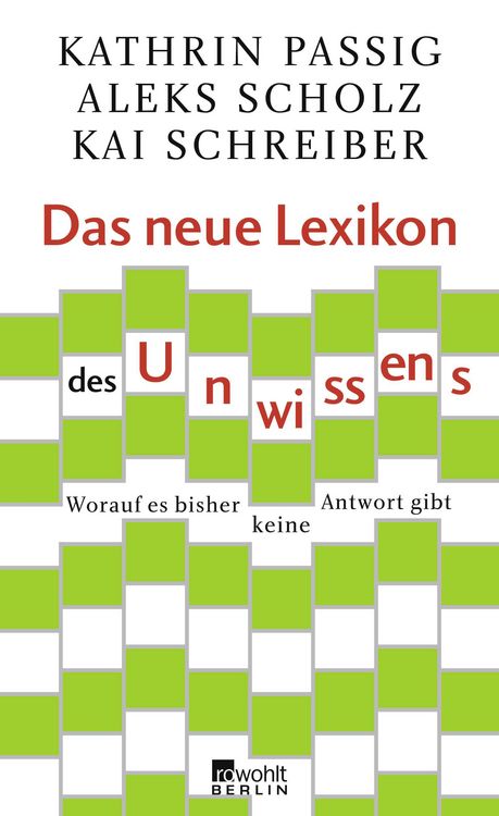 Produktbild: Das neue Lexikon des Unwissens