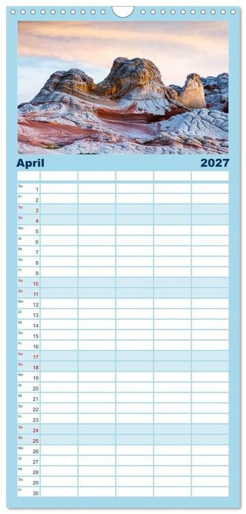 Produktbild: Familienplaner 2027 - Unglaubliche Natur - Landschaften aus unserer wunderbaren Welt mit 5 Spalten (Wandkalender, 21 x 45 cm) CALVENDO