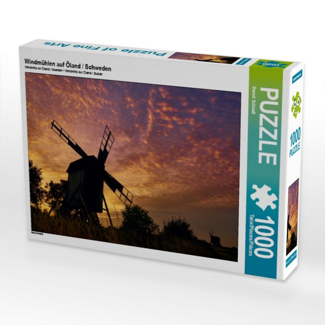 Produktbild: Windm&uuml;hlen auf &Ouml;land / Schweden (Puzzle)