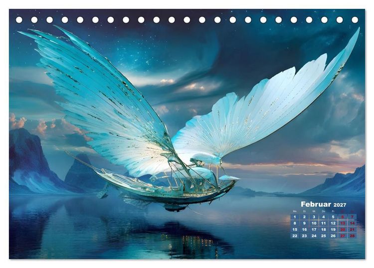 Produktbild: Aerospira (Tischkalender 2027 DIN A5 quer), CALVENDO Monatskalender