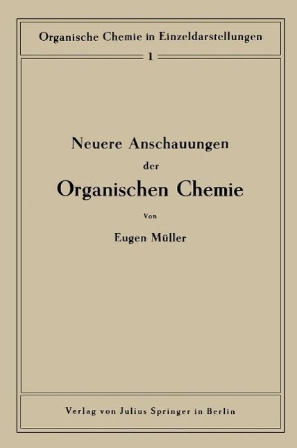 Produktbild: Neuere Anschauungen der organischen Chemie