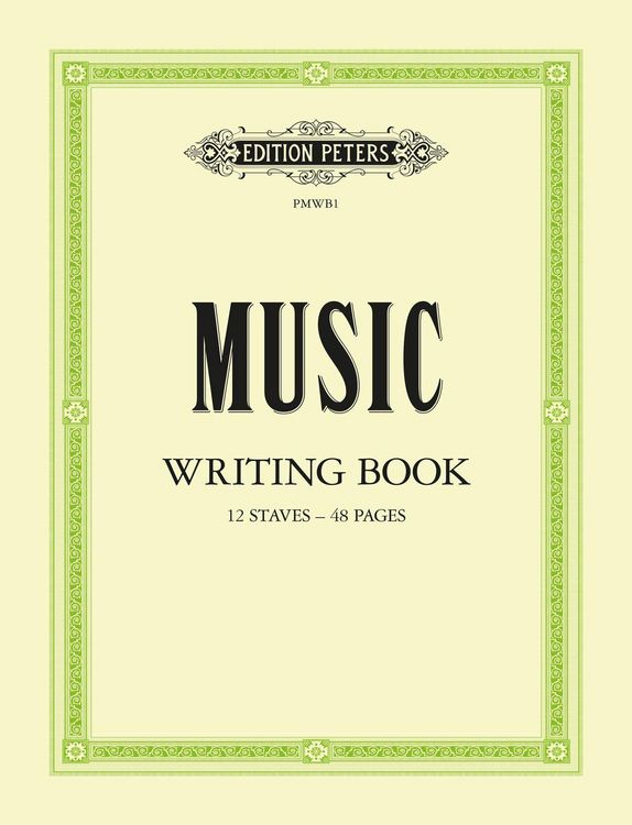 Produktbild: Peters Music Writing Book