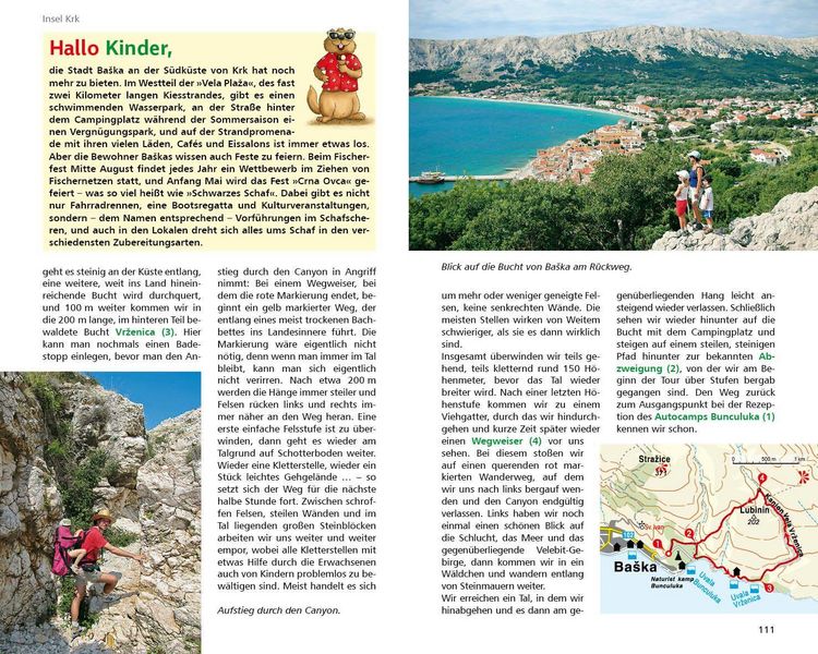 Produktbild: ROTHER Wanderbuch Erlebnisurlaub mit Kindern Kroatien