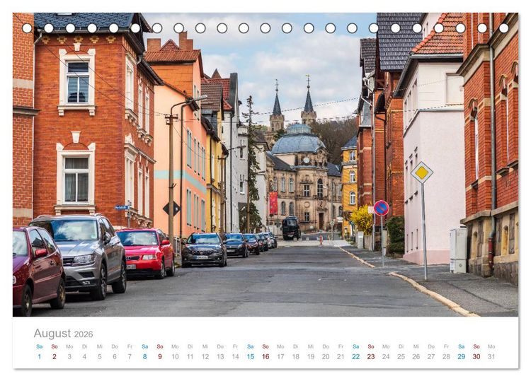 Produktbild: Sonneberg - Spielzeugstadt im Th&uuml;ringer Wald (Tischkalender 2026 DIN A5 quer), CALVENDO Monatskalender