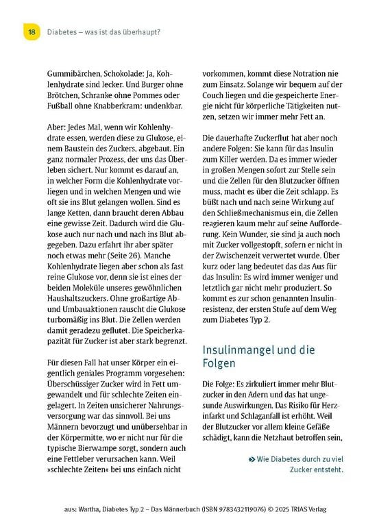 Produktbild: Diabetes Typ 2 - Das M&auml;nnerbuch