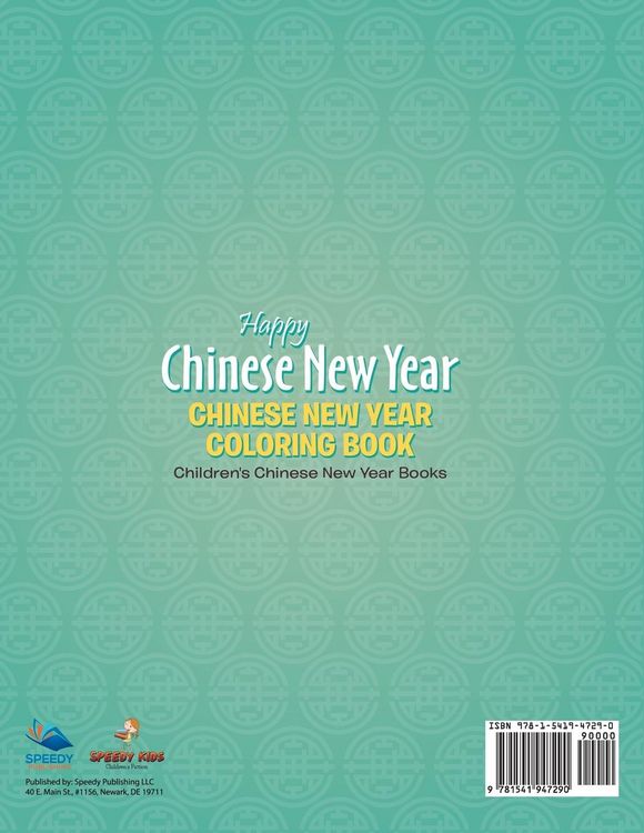 Produktbild: Happy Chinese New Year - Chinese New Year Coloring Book | Children's Chinese New Year Books